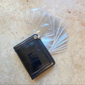 Brighton Black Leather Photo Wallet